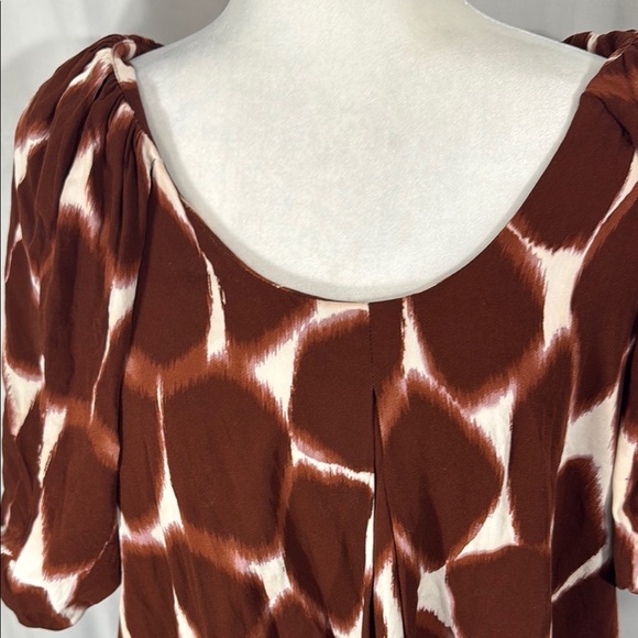 Corey Lynn Calter Giraffe Anthropology Tunic Dress Size Medium - Picture 3 of 9